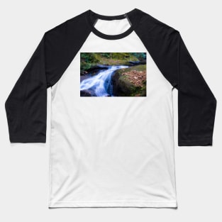 Roaring Fork Creek Falls Baseball T-Shirt